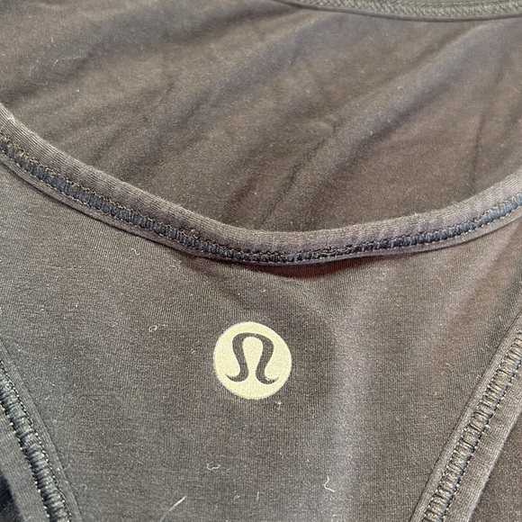 Lululemon Deep Stretch Racerback Tank Black sz 4 - Picture 9 of 9